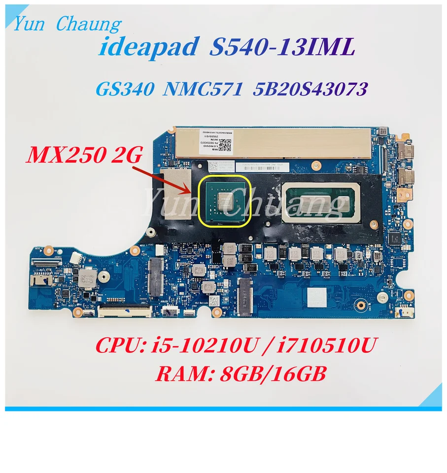 Lenovo　マザーボード Lenovo 【ファン制御不良】Lenovo IdeaCentre 510S-08IKL用