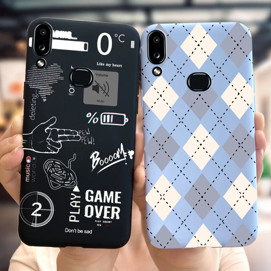 Чехол для Samsung Galaxy A10s, чехол A 10s, крутые узоры, мягкий силиконовый тонкий чехол из ТПУ, Бампер для Samsung M01s, чехол для телефона
