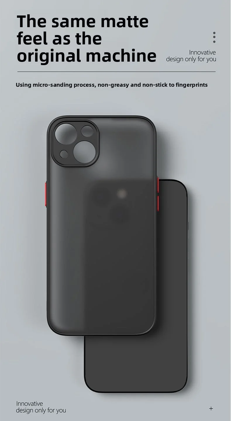 Transparent Matte Magnetic Protective Hard PC Back Cover Case