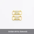 Gold white diamond