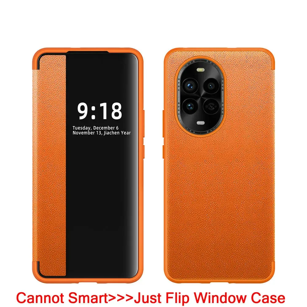 Luxury Leather Window View Book Shockproof Flip Cover Case