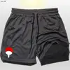Anime Men's Sport Shorts Cool Sportswear Double-Deck Running Shorts Summer 2 In 1 Bottoms Fitness Training Jogging Short Pants 3