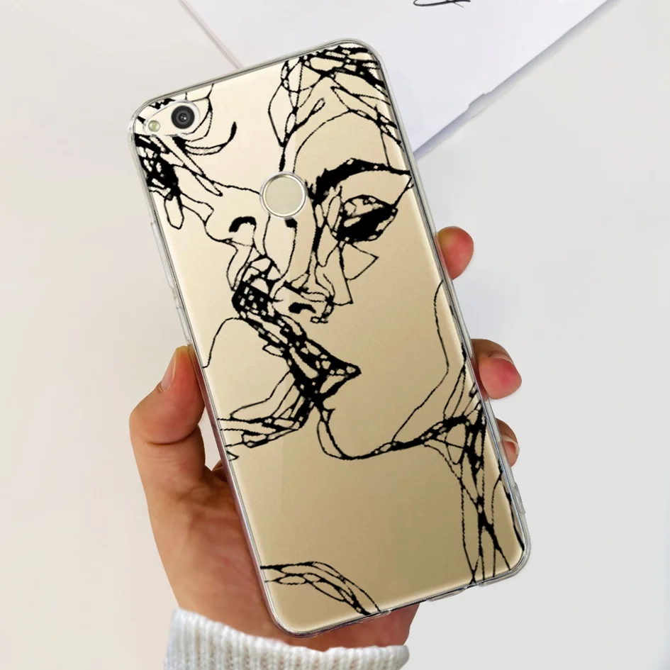 Floral Love Heart Soft Silicone Clear Phone Case