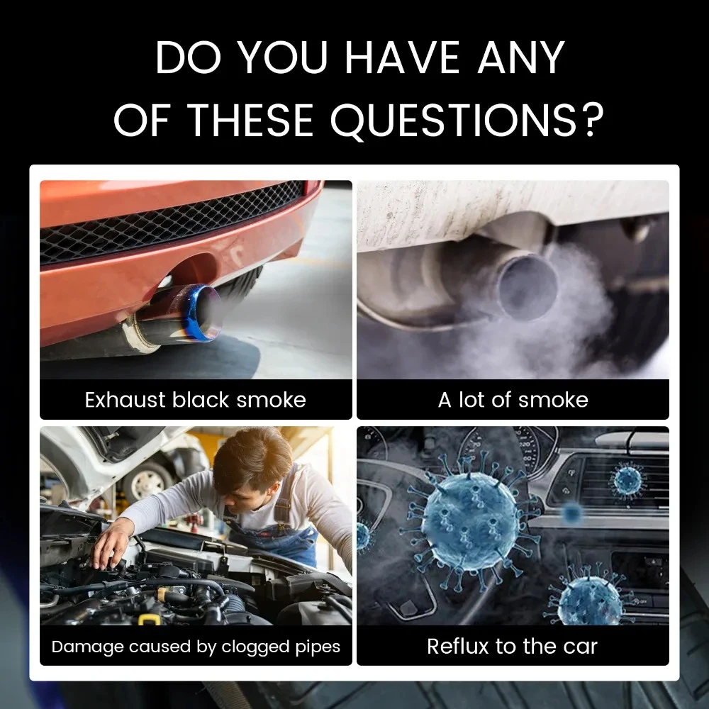 Catalytic Converter Cleaner Engine Boost Up Carbon Removal Reduce Fuels Consumption Engine Accelerators For Diesel Car Universal 4