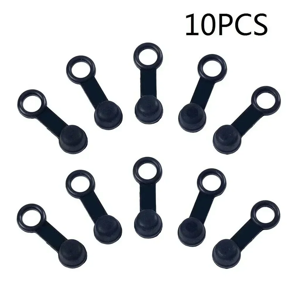 10pcs/set Car Brake Pump Dust Cap Oil Drain Screw Cap Brake Caliper Sealing Nipple Screw Dust Cover Rubber Motorcycle Part