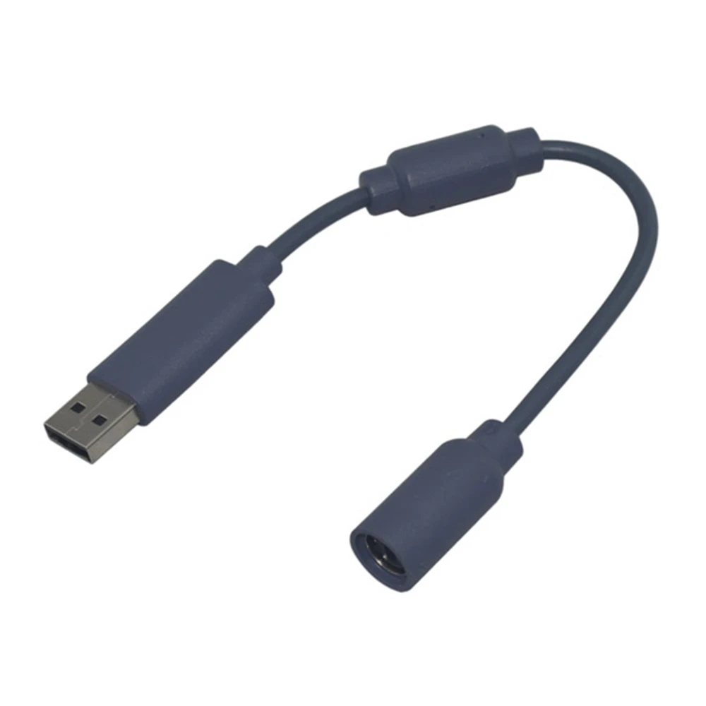 

100 шт. USB-кабель для xbox 360, кабель для разрыва с фильтром для Xbox 360, серый