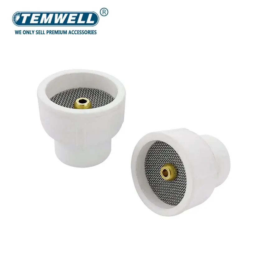 11pcs TIG Welding 14#  White Ceramic Nozzle Alumina Cup Kit Torches WP17 18 20 2