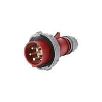 1PCS 4Pin 32A-3h Refrigerated and Refrigerated Container  Industrial Plug Quad Marine Four Hole Connector Socket 380-440V MN3412 6