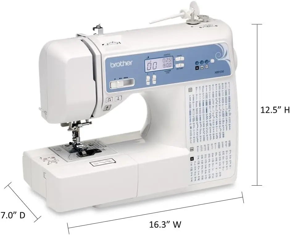 Brother Sewing And Quilting Machine, Computerized, 165 Built-In Stitches, Lcd Display, Wide Table, 8 Included Presser Feet, 3
