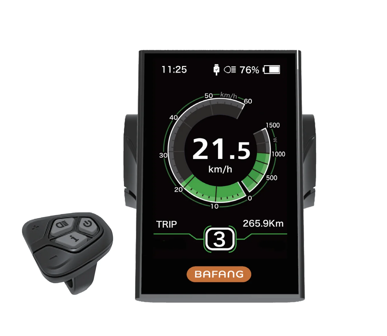 Bafang-Display Bici Elettrica Lcd A Colori, Motore Centrale, Bbs0102Hd, M620, G510, M400, G330, 36V, 48V, 52V, 8Fun