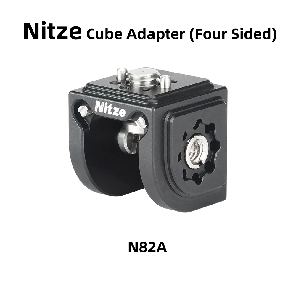 

Nitze N82A ARRI Cube Mount Adapter w 3/8" 1/4" Screw fr Camera Cage Wifi Transmission