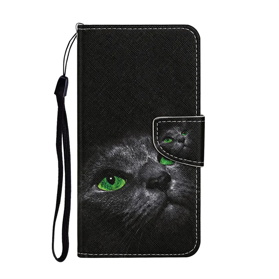 Ethnic Style Leather Flip Stand Wallet Case Cover