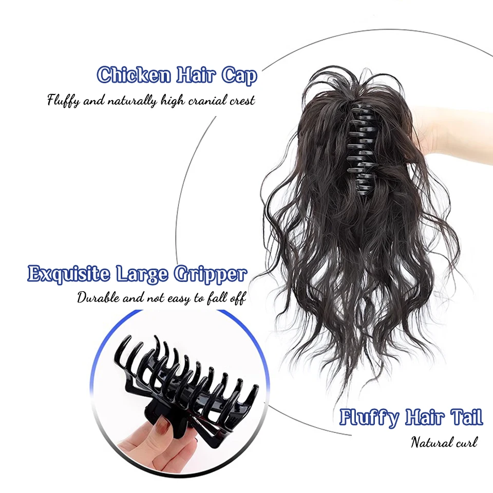 Synthetic Curly Ponytail Hair Extension Clip