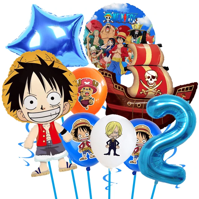 Birthday Decoration One Piece Luffy  One Piece Anime Birthday Theme -  Party - Aliexpress
