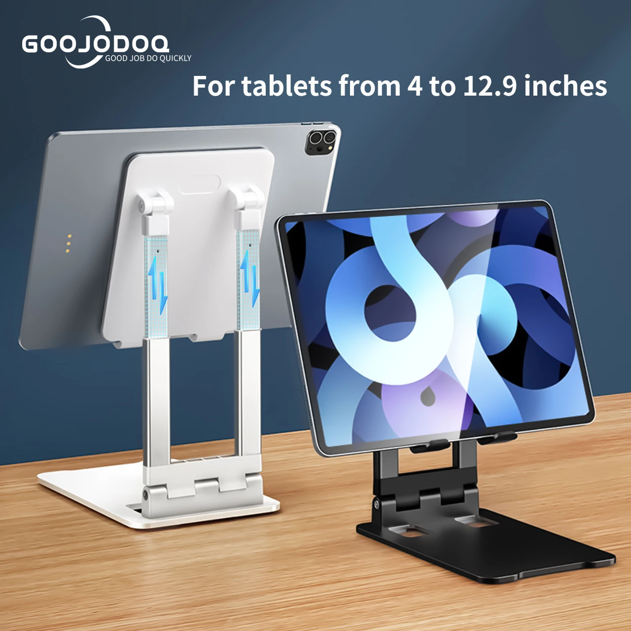 Soporte Para Tablet, De Acero Ajustable Y Plegable Para Ipad, Compatible  Con 2022 Para Ipad Air