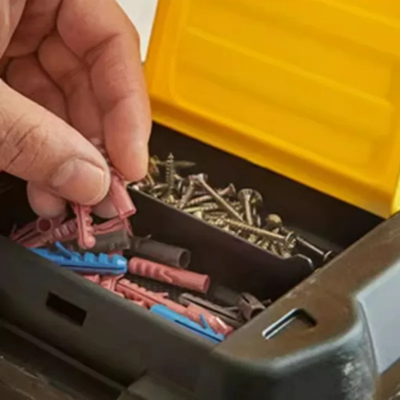 Rigid Plastic Portable Hardware Storage Tool Box Multifunctional Industrial Grade Workshop Tools Packaging Household Parts Box 5
