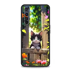 Adorable Cartoon Cat Phone Case Cover - Realme C25 (A1)
