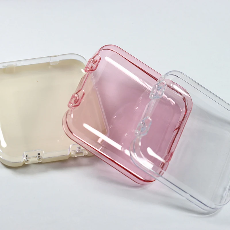 

Fake Nails Transparent Flip Cover Organizer Display Box Dustproof Exquisite False Nails Display Case Anti Oxidation Packing Box