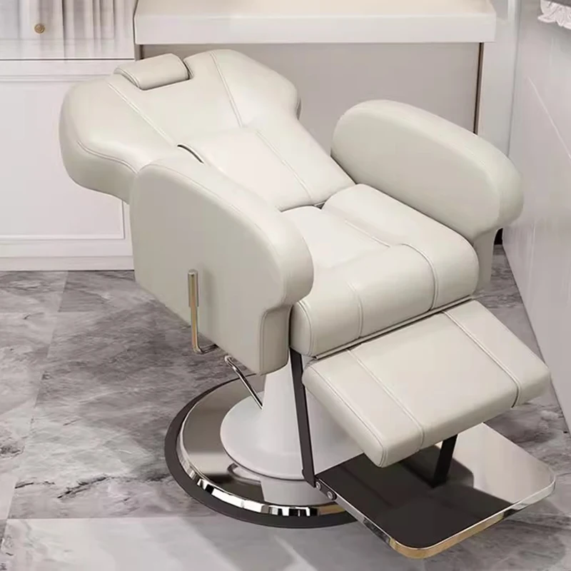 Manicure Tattoo Chair Hairdresser Hydraulic Haircut Leather Chair Luxury Furniture Hair Wash Taurete Silla Barbershop Furniture