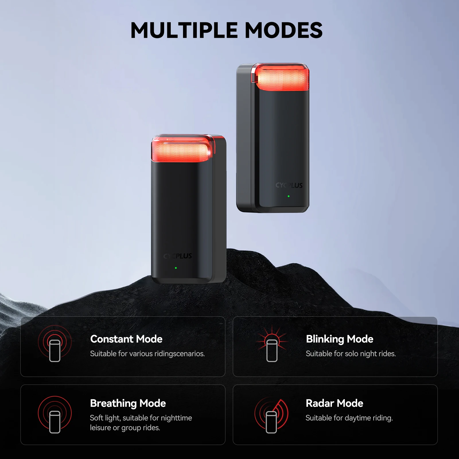 Mise À Niveau Étanche Vélo Feu Arrière Lampe Led Vélo Vélo Tige De