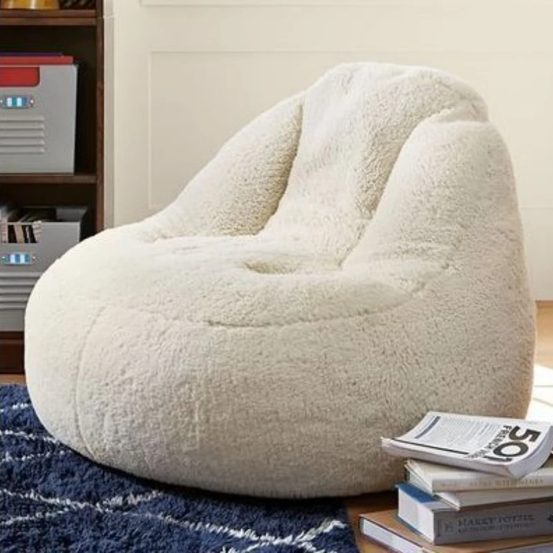 New Big Bean Bag Sofa Bed Pouf No Filling Stuffed Giant Beanbag Ottoman