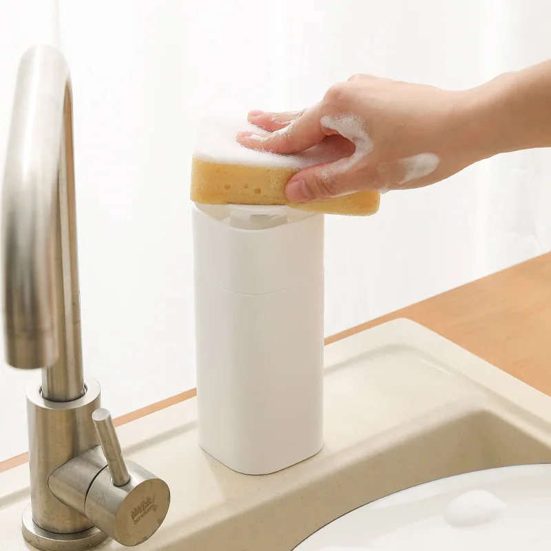 

Soap Dispenser for Kitchen Sink Countertop Dish Soap Dispenser Bathroom Pressing Hands Washing Soap Storage Container