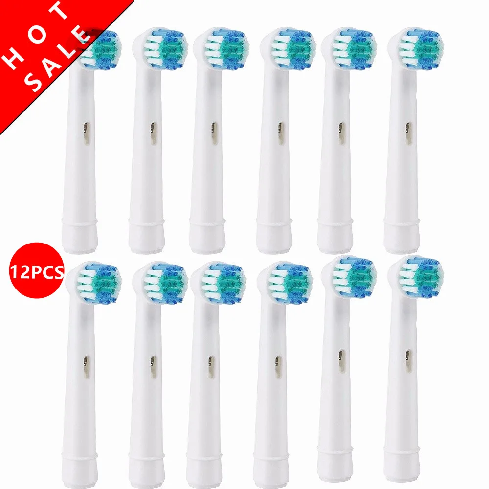 12pcs Replacement Brush Heads For Oral B Electric Toothbrush Advance Power/Pro Health/Triumph/3D Excel/Vitality Precision Clean 4pcs electric toothbrush head replaceable brush heads for braun oral b electric advance pro health triumph 3d excel vitality