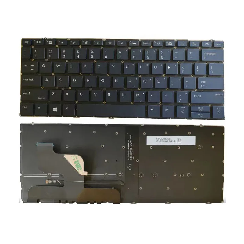 Nuovo Retroilluminato Us Per Hp Elite Dragonfly G2 Max 13.3 Laptop Keyboard Light Sn9181Bl Sg-99100-Xua