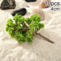 10Pcs 4CM Model Trees Train Railroad Layout Diorama Mini Scenery Plastic Scale Scene Miniature Tree Decoration - Image 5
