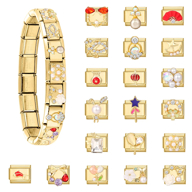Shiny Zircon Bracelet DIY Making