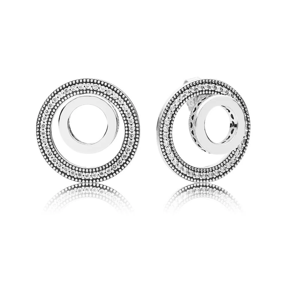 Hot selling 925 Sterling Silver Fit original fashion temperament ear studs women's senior accessories fine jewelry gifts