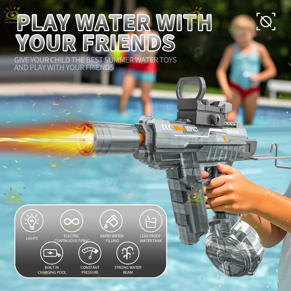 Automatische uzi waterpistool met verlichte led geluiddemper_voghion.com