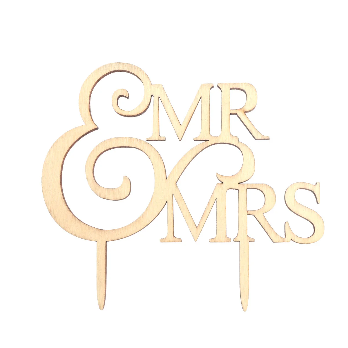 

Cake Picks Wedding Topper Toppers Wooden