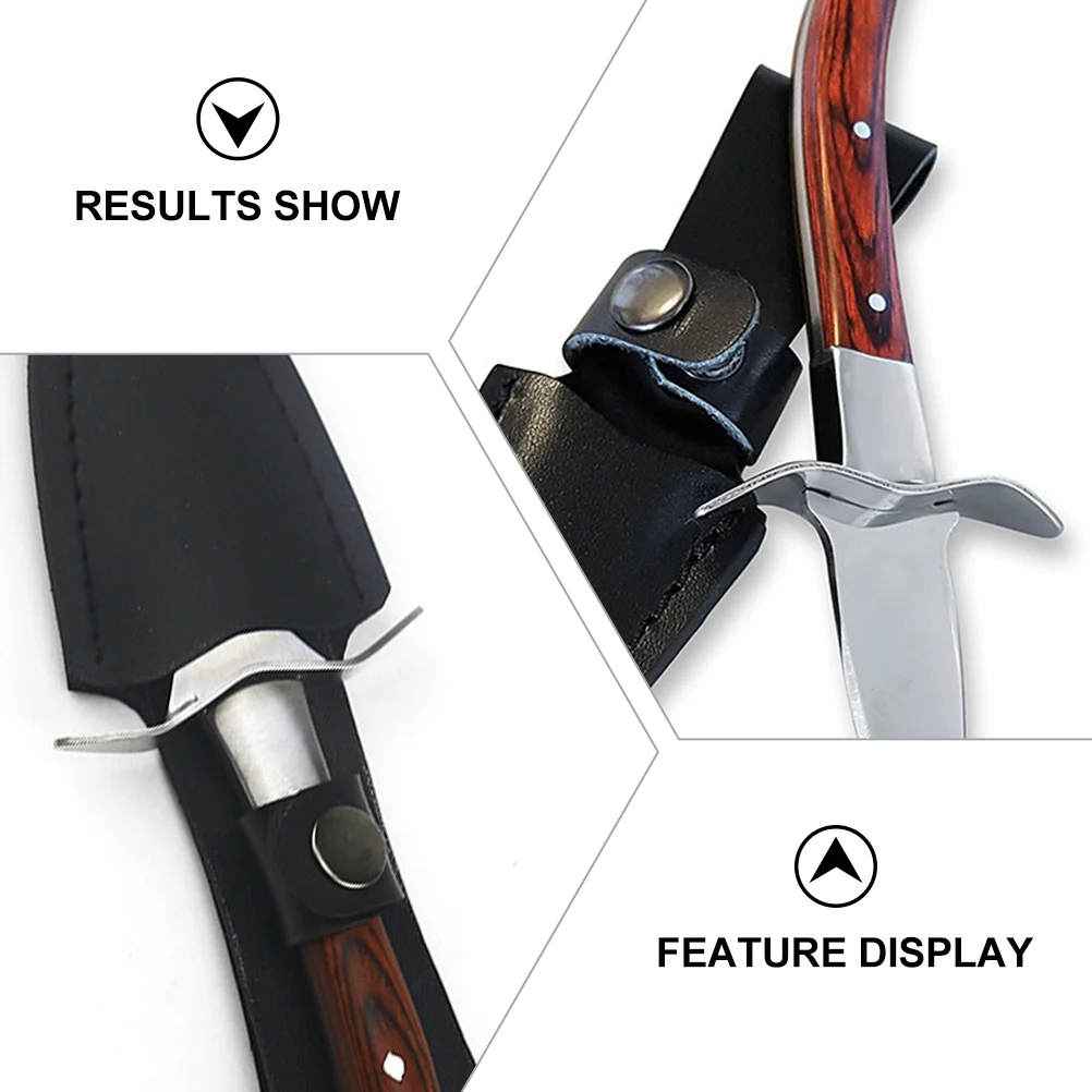 Colored Wood Handle Oyster Knife Shucker Opener Shellfish Cutter Kitchen Gadgets Seafood Tools Dining Accessories Cooking