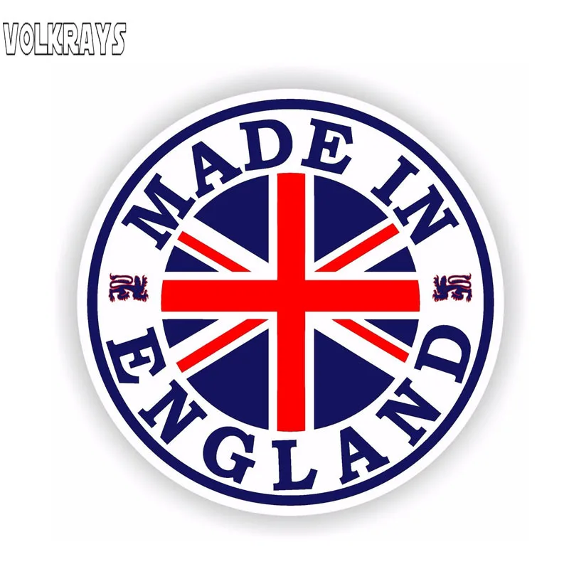 

Jpct creative UK made round decal for helmet, motorcycle, trunk waterproof cover scratch Vinyl Sticker PVC, 15cmx15cm