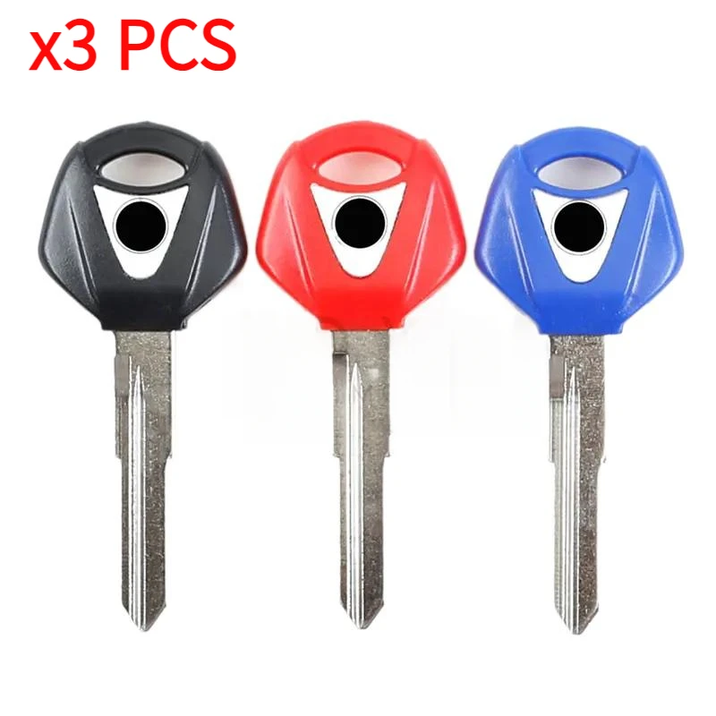 3PCs blank key motorcycle replace uncut keys for Yamaha R25 R3 xMax X-Max X max r 125 200 250 mt01 SR400 fz6r fz6n MT03 R15 motorcycle keys motorcycle key accessories