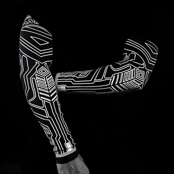 Men's White Reflective Sleeves 1
