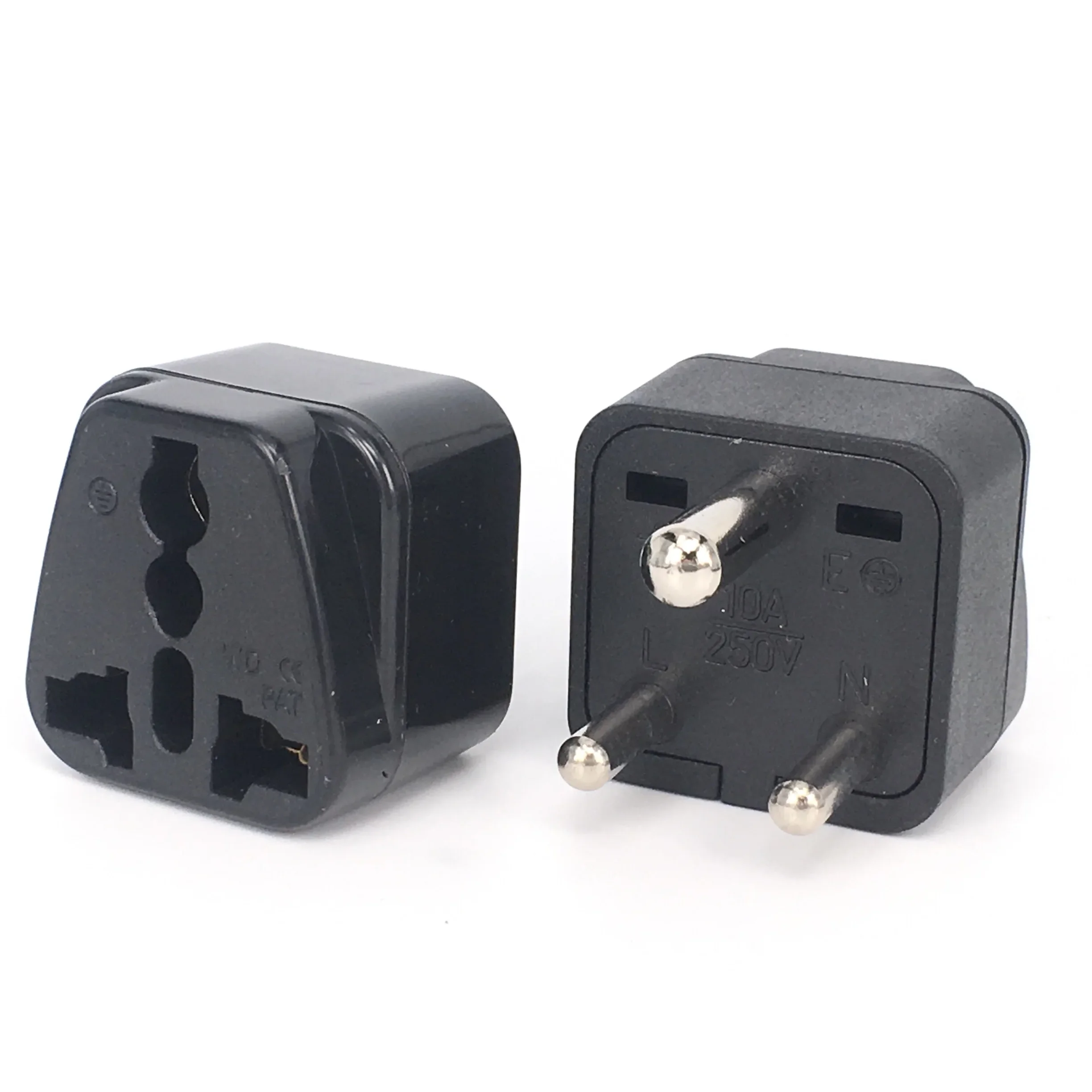 Small South Africa Converter Type D AU UK US EU To South Africa/India/Russia/Sri Lanka Travel Plug AC Power Outlet Adapter
