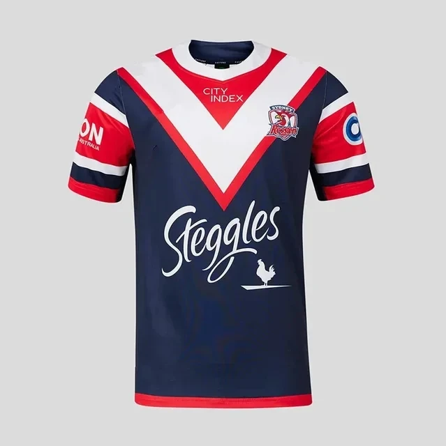 

Sydney Roosters 2024 Mens Home Rugby Jersey Custom name and number size S-M-L-XL-XXL-3XL-4XL-5XL
