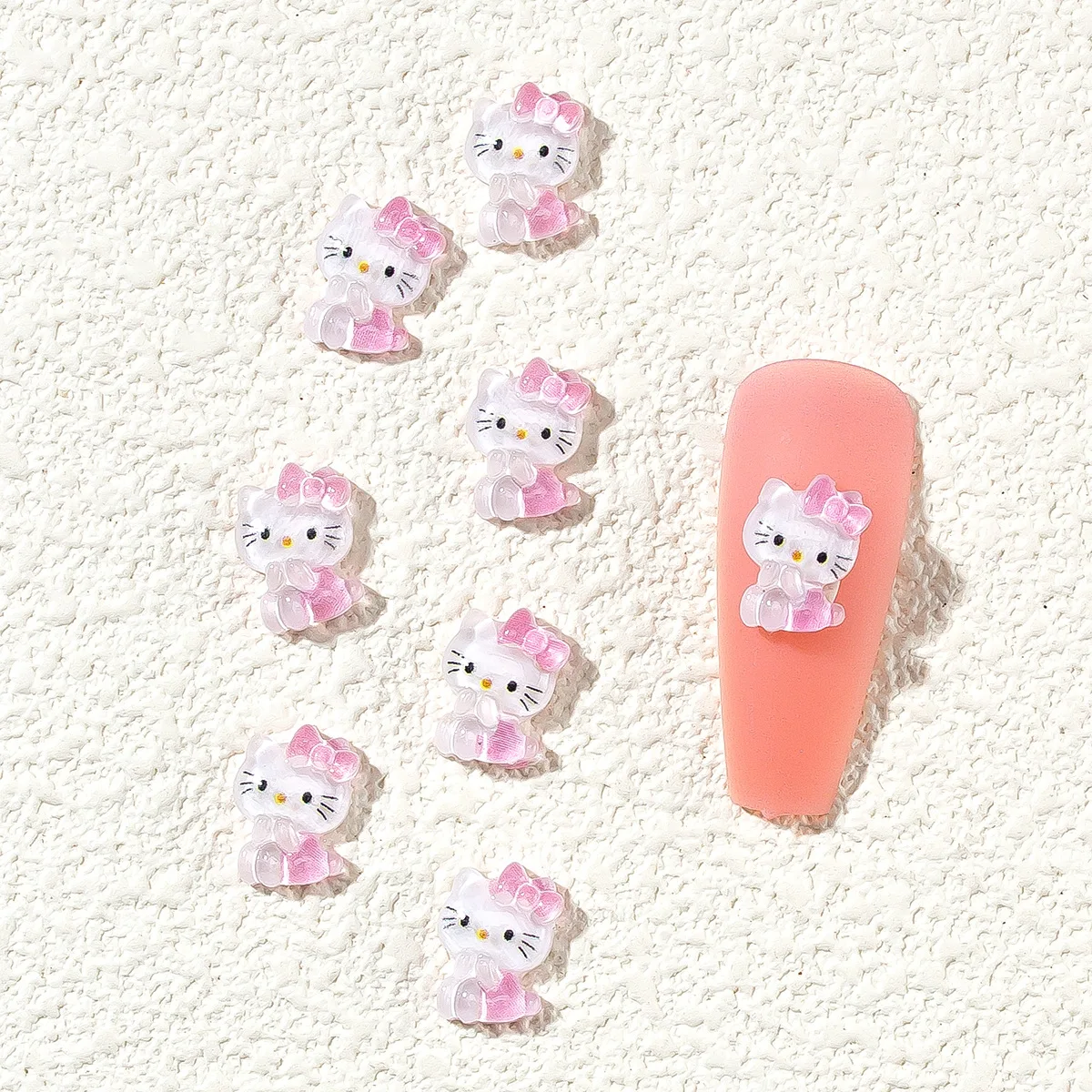 50PCS Cute Nail Charms Hello Kitty Kawaii Cartoon Anime Nail Accessories Acrylic Nail Supplies for DIY Nail Art Jewelry 4