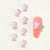 50PCS Cute Nail Charms Hello Kitty Kawaii Cartoon Anime Nail Accessories Acrylic Nail Supplies for DIY Nail Art Jewelry 4