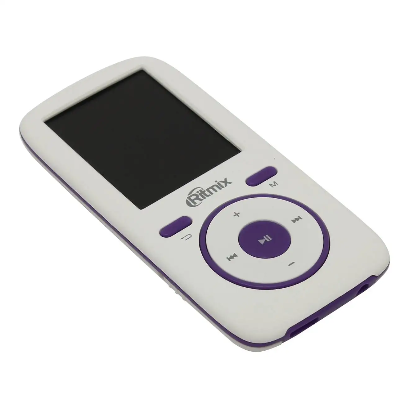 MP3 плеер RITMIX RF-4450 4Gb White/Violet (ЖК дисплей 1 8&quot память 4 Гб + MicroSD до 16 радио таймер) |