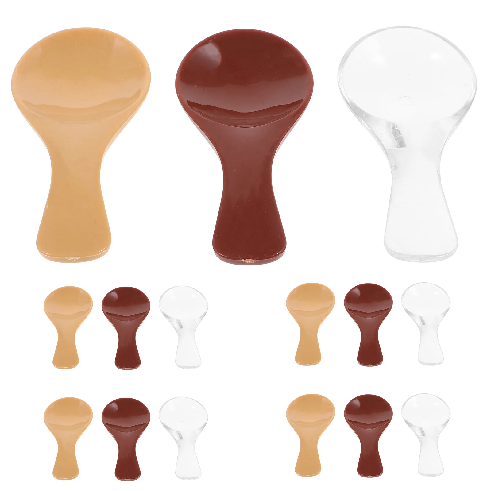 

15 Pcs Imitation Plastic Spoon Mini House Scoop Models Accessories Toy Food Decor Kitchen Utensils