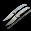 Shirogorov Quantum Cromax PM Blade Titanium Alloy Handle Folding Knife Outdoor Camping Hunting Pocket EDC Tool Knife 1