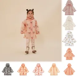 Pre sale KS2024 children's cherry raincoat lemon raincoat love cape