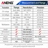 ANENG XL830L Digital Multimeter Esr Meter Testers Automotive Electrical Dmm Transistor Peak Tester Meter Capacitance Meter 6