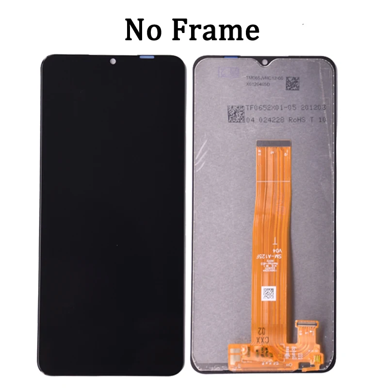 LCD Display Screen 6.5" For Samsung A12 Nacho A127 A12 A125 with frame Touch Screen Digitizer For Samsung SM-A127F A127F/DS