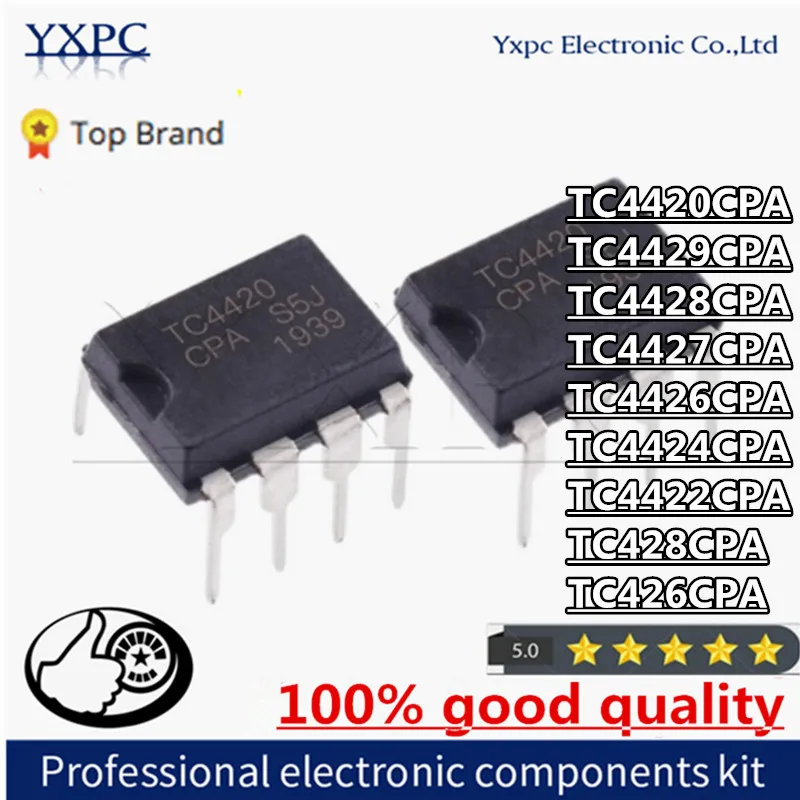 

10PCS TC4420CPA DIP-8 TC4420 TC4420EPA TC4429CPA TC4428CPA TC4422CPA TC4427CPA TC4427 TC4426CPA TC4424CPA TC428CPA TC426CPA