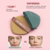 powder puff, 7pcs/box super-soft cushion  wet make-up sponge foundation powder powder BB cream special make-up tool 6
