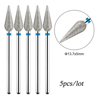 5pcs/lot Drill Bits for Nails Diamond Heads to Nails Milling Cutter for Manicure Cuticle Nail Cutter Tips Accessories Tools 1